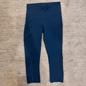 Lululemon Fast and Free High Rise Crop 19” Size 4